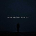 دانلود آهنگ come on don’t leave me